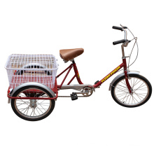 Light and Portable Senior People Three Wheel Bike (FP-TRCY028)